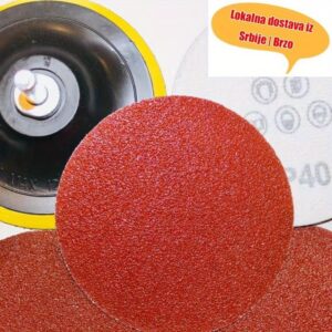 Disk brusni papir sa odgovarajućim brusnim papirom, poliranje metala i nameštaja, uklanjanje rđe