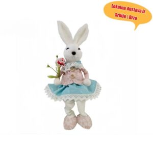 Figurice Uskršnjeg Zeca, Dekorativni Prolećni Zecovi, Pokloni i Dekoracije od Tkanine za Uskrs