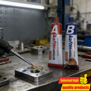 AB Super Jako Lepilo, Brzo Spajanje za Metal, Keramiku, Plastiku, Auto Delove, Nameštaj i Okov, AB Lepilo sa Vremenom Stvrdnjavanja 6-10 Minuta