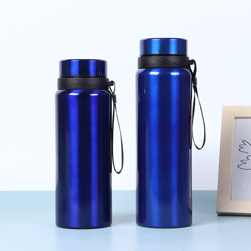 304 Izolovana čaša od nerđajućeg čelika | Prenosivi čajnik velikog kapaciteta za spoljašnju upotrebu, šolja za čaj za kancelariju i posao, idealna za novogodišnje poklone, isključivo ručno pranje - Slika 3