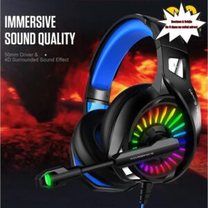 IG-7900 Gejmerske slušalice sa mikrofonom, RGB osvetljenje, moderne i kul slušalice