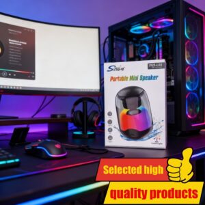 Prenosivi bezicni zvucnik sa ambijentalnim svetlom USB