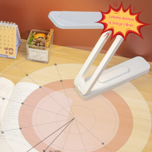 Višenamenska sklopiva stona lampa za učenje, prenosiva zaštita za oči, noćna lampa za spavaću sobu, kućna lampa za studente i domove