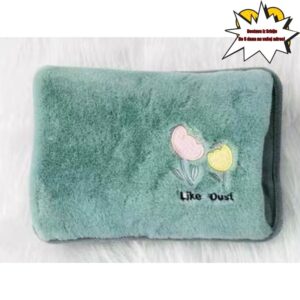 Plišani tulipan termofor – mekan prenosivi grejač za ruke sa uklonjivim i perivim punjenjem, 4 opcije boja (roze, žuta, menta zelena, bela) | za spavanje, putovanja, piknik | sa rajsferšlusom