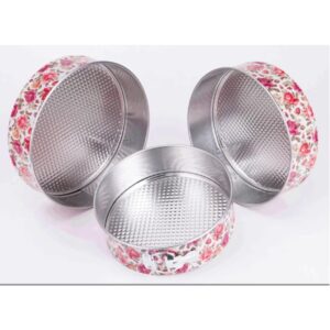 Nelepljivi okrugli kalupi za torte i fritezu 3 komada set