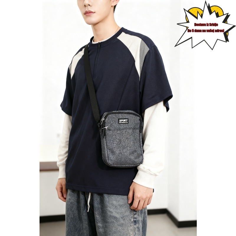 Nova Unisex Sportska Torba Preko Ramena, Lagana i Moderna za Upotrebu na Otvorenom - Slika 3