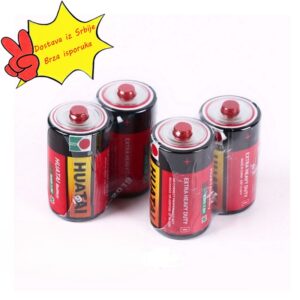 Baterija br. 1 1.5V velika ugljenična suva baterija za grijač vode, plinski šporet, baterijska lampa br. 1