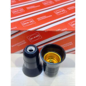 Crni bakelitni E27 drzac za sijalicu otporan na plamen