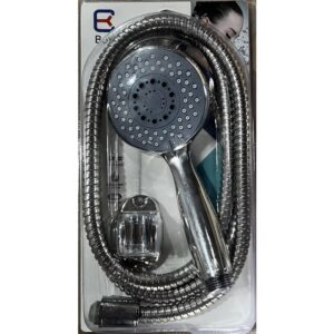 Luksuzni 3-u-1 tuš sistem sa plafonskom/zidnom tuš glavom i ručnim prskalicom – Izdržljiva plastična kišna tuš glava, masažni mlazevi, štedi prostor za moderne kupatila (Jednostavna instalacija)
