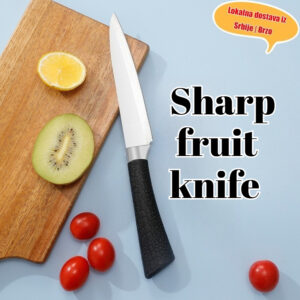 Multifunkcionalni kuhinjski nož za kućnu upotrebu, oštro sečivo od nerđajućeg čelika, udobna neklizajuća drška, nož za svakodnevno kuvanje, nož za rezbarenje voća
