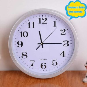 Zidni sat sa velikim brojevima i jasnim displejem za dnevnu i spavaću sobu