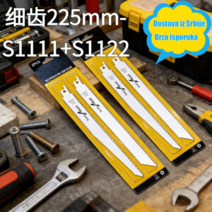 Bimetalne oštrice za recipročnu testeru za čvrste cevi, brze oštrice za sečenje u obliku konjskog noža