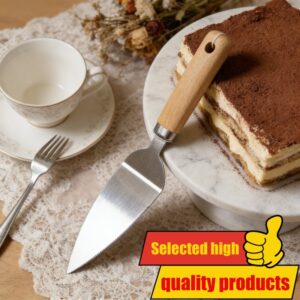 Nerđajući čelični sekač i lopatica za picu sa drškom od bukovine, valjak za pizzu, kuhinjski alat za pravljenje pice, alat za pečenje, sekač za picu