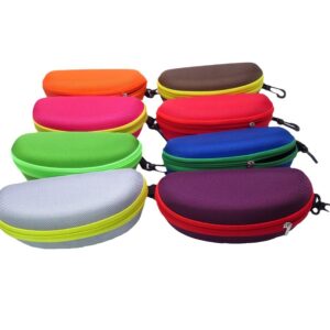 EVA Kutija za Naočare sa Kukicom | Veleprodajna Futrola sa Rajsferšlusom za Šarene i Crne Naočare, Elegantan Stil