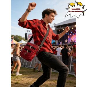 Lagana prekobedna torba sa više pregradi, svakodnevna, casual, minimalistička, mala prekobedna torba, izdržljiva torba za nošenje