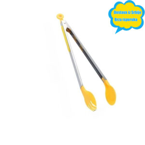 Nehrđajući čelik i plastične hvataljke za kuvanje i roštilj