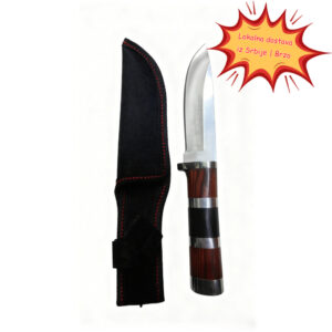 Poklon Nož Kamperski Nož za Voće Džepni Nož za Kampovanje na Otvorenom | Sečivo od Karbonske Čelike, Dužina Sečiva 7.8cm, Ukupna Dužina 16cm