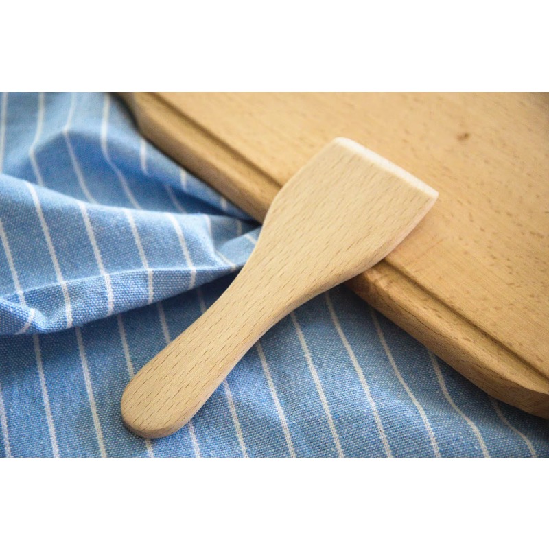 Svestrani Drveni Pribor za Kuvanje | Špatula, Strugač, Podizač Pite, Okretanje Kreme, BBQ Hvataljke sa Ručkama Lakim za Hvatanje - Obavezno - Slika 6