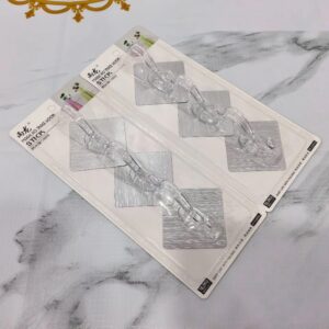 Prozirne kuke za zid bez bušenja – Slatke lepljive/kuke za montažu, pogodne za kuhinju, kupatilo – Besplatno uklanjanje, lagane plastične organizere za peškire, pribor, ključeve, kuke za korisne stvari