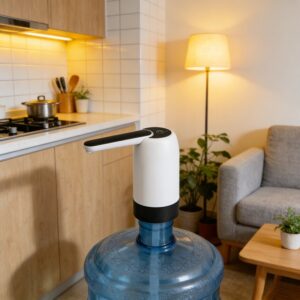 Električna pumpa za vodu na dodir | Punjivi dispenzer za kuću, kancelariju i upotrebu na otvorenom, polipropilen, USB punjenje, litijumska baterija