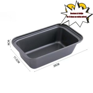 Alat za pečenje, kalup za tost od ugljeničnog čelika, pravougaoni kalup za tost, 25 cm