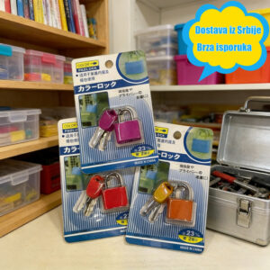 Šareni Mini Katanci za Putovanja, Idealni za Poslovna Putovanja, Studentske Domove i Prtljag, Dostupni u Nasumičnoj Boji, Prodaju se Pojedinačno