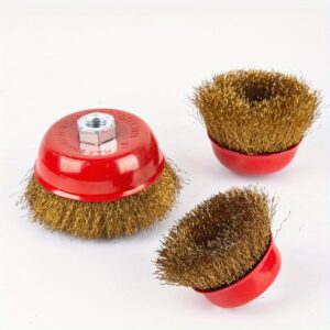 Teška mačja brusilica i polirna makina sa zakrivljenom žicu & kuglicama za bruse – Uklanjanje rđe, priprema metalnih povr