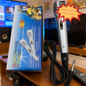 Žičani mikrofon, dinamički mikrofon, žičani mikrofon, 1 komad