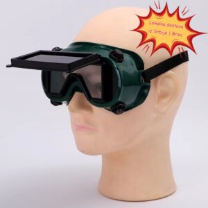 Fabrički Direktne Dvostruke Okretne Zavarivačke Naočare, Zaštitne Naočare za Rad, Specifične Sigurnosne Naočare za Zavarivače, Protiv Odsjaja i Prskanja