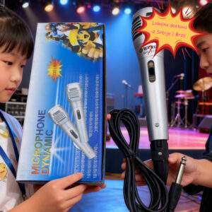 Žičani mikrofon, dinamički mikrofon, žičani mikrofon, 1 komad