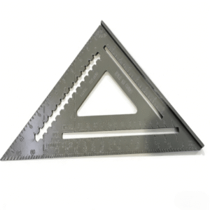 Dvostruko metričko/imperijalno trouglasto lenjir | Izdržljiva legura aluminijuma, veliki format za obradu drveta, obradu, arhitektonska crtanja | Jasne skale i precizno pozicioniranje uglova, idealno za, planiranje ploča, dekorativno rezbarenje drveta