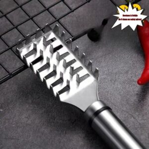 Višenamenski strugač za riblje ljuske od nerđajućeg čelika, brza alatka za uklanjanje riblje ljuske bez oštećenja ruku, neophodan gedžet za kuhinju