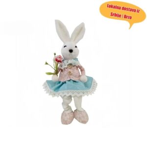 Figurice Uskršnjeg Zeca, Dekorativni Prolećni Zecovi, Pokloni i Dekoracije od Tkanine za Uskrs