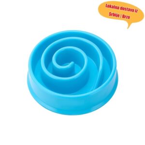 Plastične činije za mačke i pse, činije za sporo hranjenje kućnih ljubimaca, činije protiv gušenja za pse, pribor za hranu za kućne ljubimce, posude za sporo hranjenje mačaka i pasa