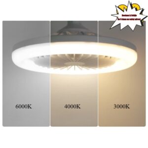 Plafonjera sa ventilatorom i električnim svetlom, aromaterapija sa daljinskim upravljačem, pogodna za spavaću i dnevnu sobu, sa podesivim zatamnjivanjem i šrafovima