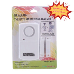 Magnetni alarm za vrata za sprečavanje krađe, sa glasnim zvukom za prozore i vrata kada se otvore