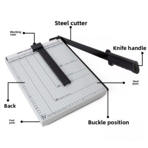 Ručni A4 sekač papira sa čeličnom oštricom za upotrebu u kancelarijama, školama i domovima