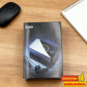 Nove bežične slušalice za u uho sa 5.4 bežičnim čipom | Ultra-dugo trajanje baterije, savršene za sport, univerzalna kontrola telefona, gumeni materijal