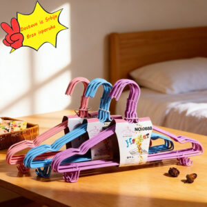 Metalne vesalice sa PVC premazom set 10 komada