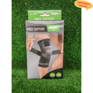 Košnja za koleno sa trakom dizajniranom da spreči klizanje tokom vežbanja, steznik koji smanjuje pritisak, pružajući za muškarce i žene tokom fitnes aktivnosti kao što su preskakanje konopca i, uz obezbeđivanje toplote i prozračnosti.