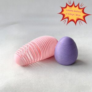 Uskršnje jaje proleća, 3D štampano proširivo spiralno jaje u boji, lokalna dostava u Srbiji, praznična igračka za oslobađanje od stresa, boje se šalju nasumično