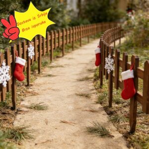 Ograda od tretiranog drveta za baštu, pogodna za dvorište, povrtnjak i farme – čvrste tretirane drvene ploče sa montažom za stambene bašte, urbanu poljoprivredu i uređenje okoliša