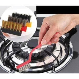 Set četki za snažno čišćenje kuhinjskog plinskog šporeta: žičana i međuprostorna