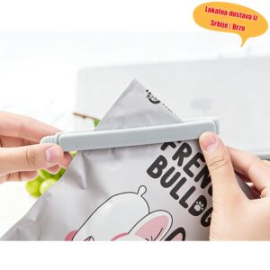 Alat za zatvaranje hrane u domaćinstvu | Štipaljka za kese za grickalice, kuhinjska štipaljka za plastične kese za svežinu i zaštitu od vlage, višekratna upotreba, pomoćnik za skladištenje u kuhinji