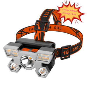 Nova visoko svetleća LED čeona lampa sa pet glava, avionsko svetlo, mini baterijska lampa za glavu, rudarska čeona lampa za otvoreni prostor, Rudarska oprema,Highlumen Baterijska Lampa,Podešavanje višestrukog osvetljenja,Kompaktan dizajn,Višeglavi baklja,LED Far za Glavu,Planinari i Kampersi