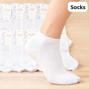 12 Pari Ženskih Čarapa | Niske Nevidljive Prozračne Sportske Čarape Protiv Mirisa za Žene, Ležerne Čarape koje se Ne vide, Mešovitih Boja, Tkanina, Samo Ručno Pranje