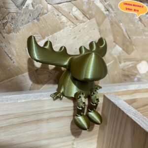 [2D Flat] Predstavljamo: Zglobne figurice irvasa napravljene 3D štampom – Praznične dekorativne statue za Božić