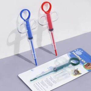 Lako i bezbedno doziranje lekova za kućne ljubimce – Push Feeder za mačke i pse | Napravljen od izdržljive plastike