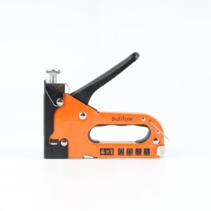 Pištolj za eksere za teške uslove rada, 5/16 inča | Dolazi sa 100 eksera, pogodan za zanate i dekoraciju, čelična konstrukcija