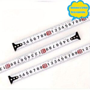 Samozatezajuća čelična merna traka u metrima